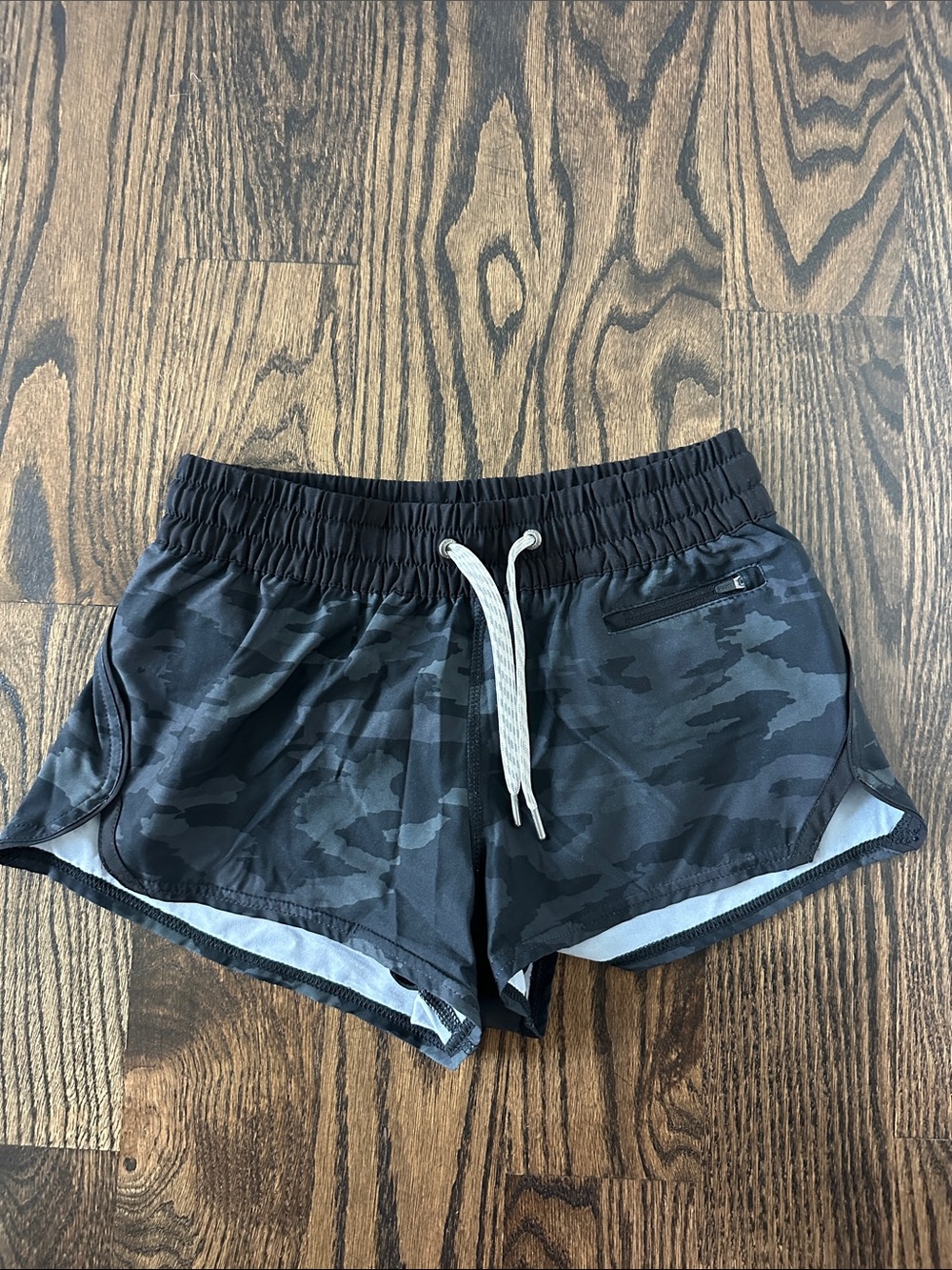 Vuori Women's Black Camo Performance Shorts